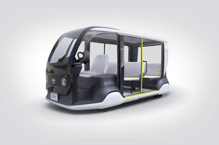 El futurista vehículo eléctrico con el que Toyota inundará los Juegos Olímpicos de Tokio 2020.