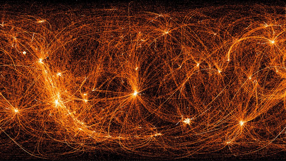La NASA ve una explosión de rayos X brillando en el universo.